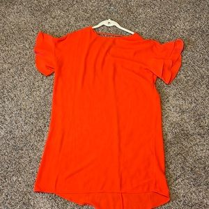 Bright coral, women’s dress, Maurices size medium